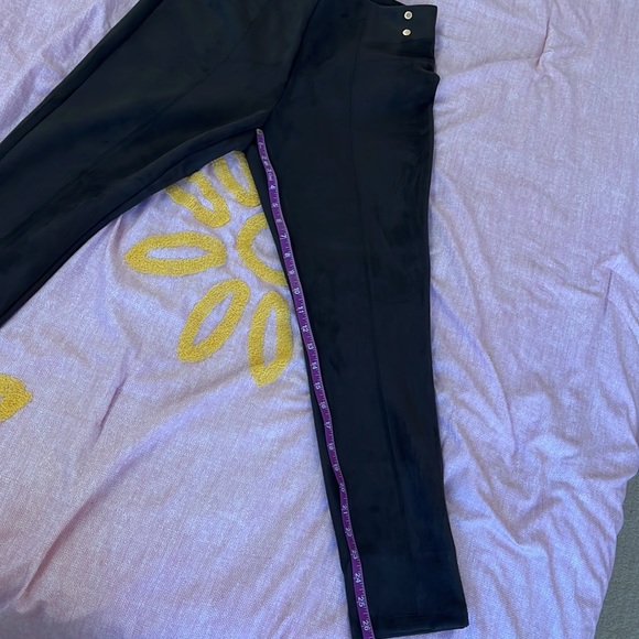 SOLD - NWT Marc New York Andrew Marc Olive Green Velvet Fake Gold Buttons Pants - Picture 5 of 8